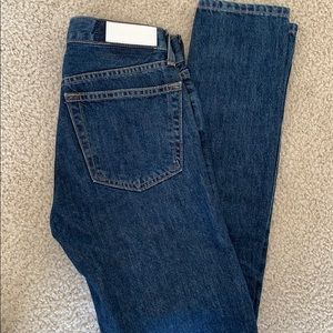 Re/done original dark blue denim jeans size 24